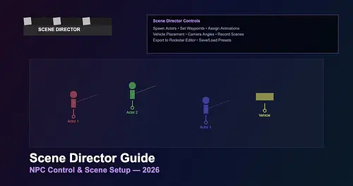 How to Use Scene Director for GTA 5 - NPC Control Guide 2026 for GTA 5