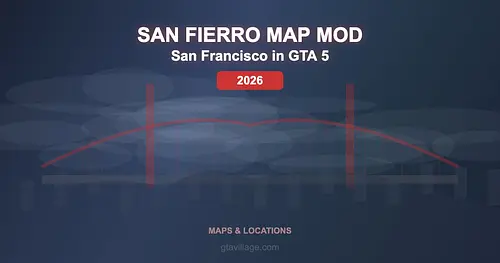 San Fierro Map Mod for GTA 5 — San Francisco Expansion 2026 for GTA 5