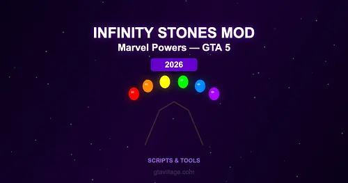 Infinity Stones Mod for GTA 5 — Marvel Powers Collection 2026 for GTA 5