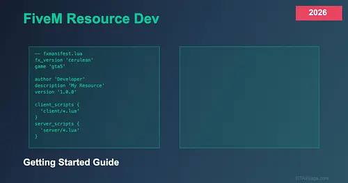 FiveM Resource Development Basics 2026 — Getting Started Guide for GTA 5