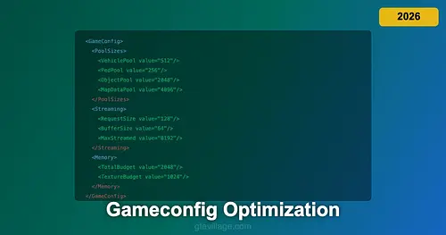 Gameconfig Optimization Guide for GTA 5 Modding 2026 for GTA 5