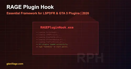 Rage Plugin Hook - Framework for GTA 5 Plugins 2026 for GTA 5