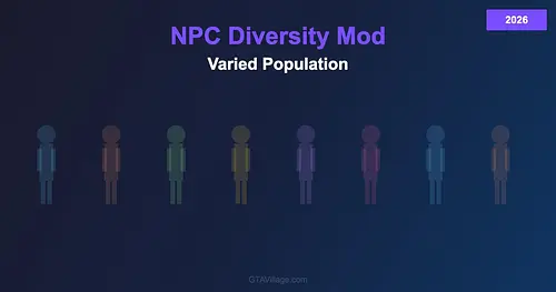 NPC Diversity Mod — Varied Population for GTA 5 (2026) for GTA 5