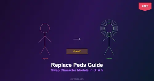 Replace Peds Guide - Swap Character Models in GTA 5 2026 for GTA 5
