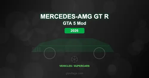 Mercedes-AMG GT R Mod for GTA 5 — Beast of the Green Hell 2026