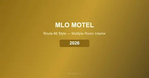 MLO Motel — Route 66 Style Interior for FiveM & GTA 5 2026 for GTA 5