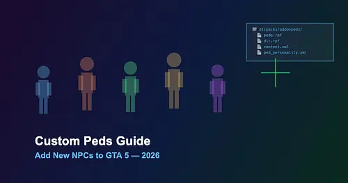 Custom Peds Guide - Add New NPCs to GTA 5 2026 for GTA 5