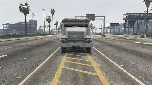 Brute Stockade (Bobcat Security/Snow) (stockade3) for GTA 5