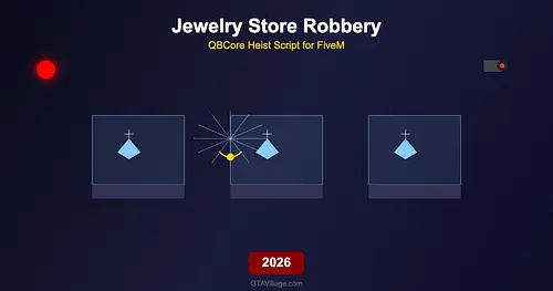 QBCore Jewelry Store Robbery — Heist Script (2026) for GTA 5