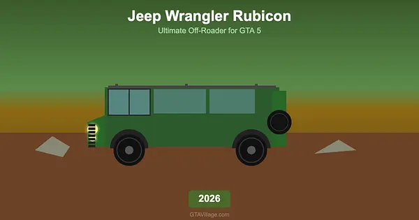 Jeep Wrangler Rubicon Mod — Ultimate Off-Roader for GTA 5 (2026) for GTA 5