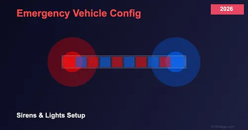 Emergency Vehicle Configuration Guide 2026 — Sirens and Lights for GTA 5