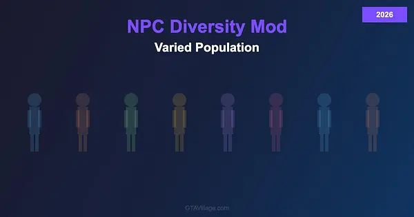 NPC Diversity Mod — Varied Population for GTA 5 (2026) for GTA 5