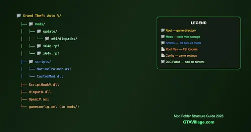 GTA 5 Mod Folder Structure - Best Organization Guide 2026 for GTA 5