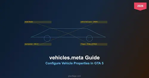 vehicles.meta Guide - Configure Vehicle Properties in GTA 5 2026 for GTA 5