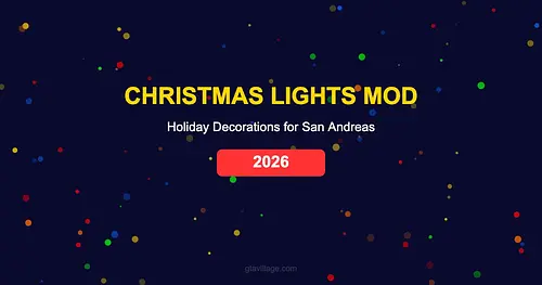 GTA 5 Christmas Lights Mod — Holiday Decorations for San Andreas 2026 for GTA 5