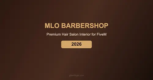 MLO Barbershop — Premium Hair Salon Interior for FiveM & GTA 5 2026 for GTA 5