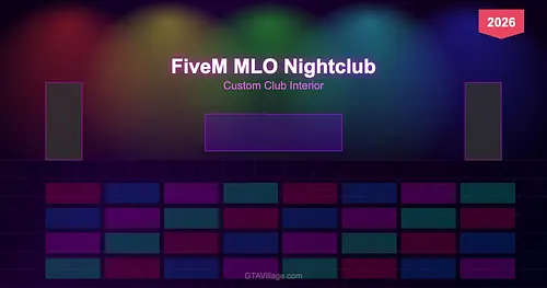 FiveM MLO Nightclub 2026 — Custom Club Interior Map for GTA 5 RP Servers for GTA 5