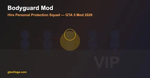 Bodyguard Mod for GTA 5 - Hire Personal Protection 2026 for GTA 5