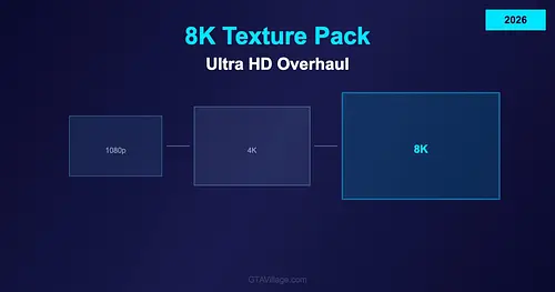 GTA 5 8K Texture Pack — Ultra HD Overhaul (2026) for GTA 5