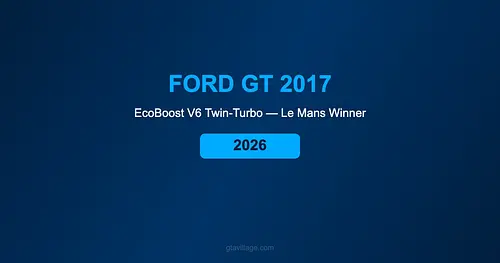 Ford GT 2017 Mod for GTA 5 — American Supercar 2026