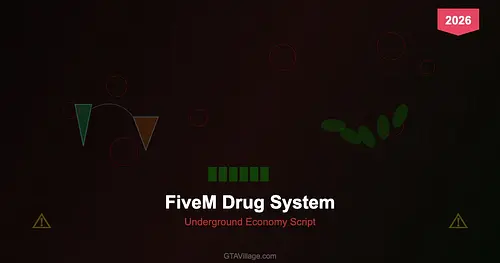 FiveM Drug System 2026 — Underground Economy Script for GTA 5 RP Servers for GTA 5