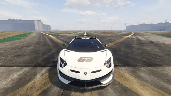Lamborghini SVJ 63 Roadster [Add-on] for GTA 5